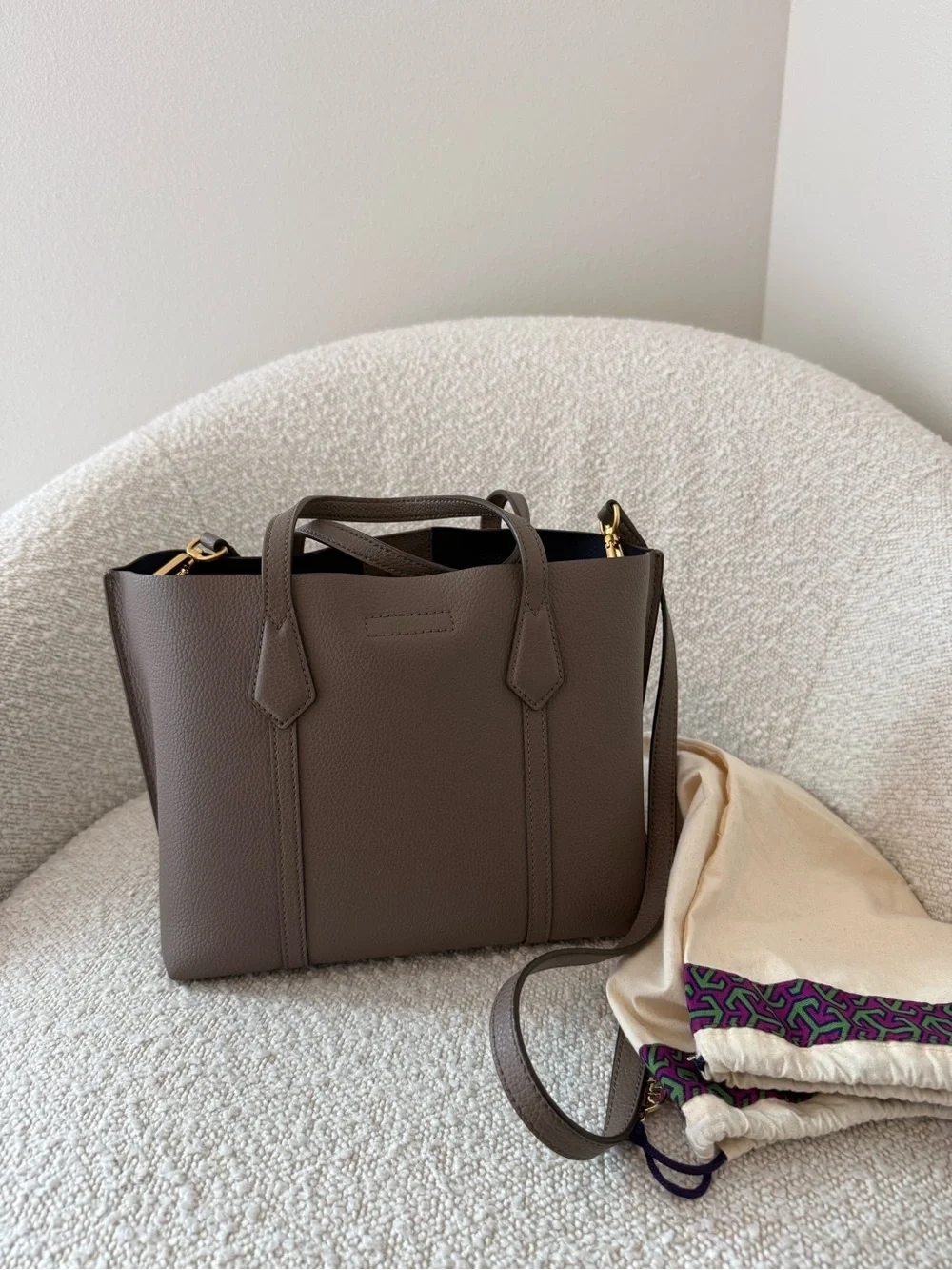 Tory Burch Small Perry Triple-Compartment Tote